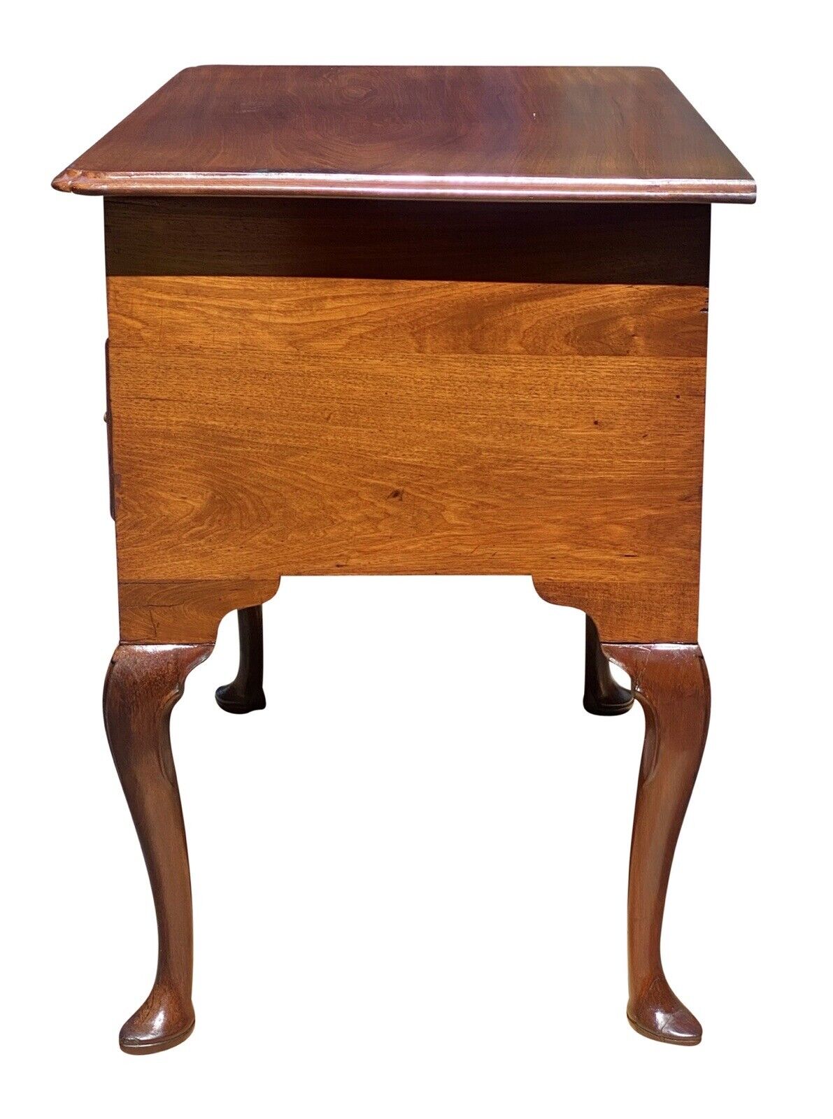 18th C Antique Queen Anne Delaware River Valley Mahogany Dressing Table / Lowboy