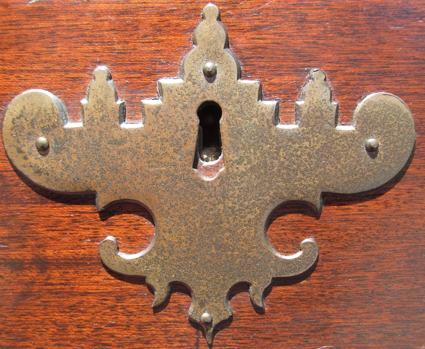 CHIPPENDALE STYLED BLOCK FRONT DESK-GODDARD REPRODUCTION BY EDISON INST