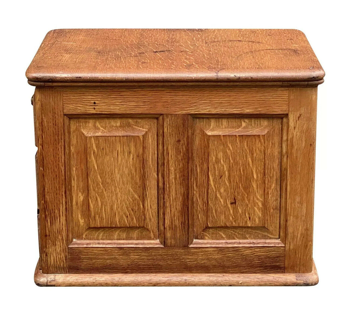 20th C Antique Tiger Oak Desktop File Cabinet ~ Library Bureau Sole Makers