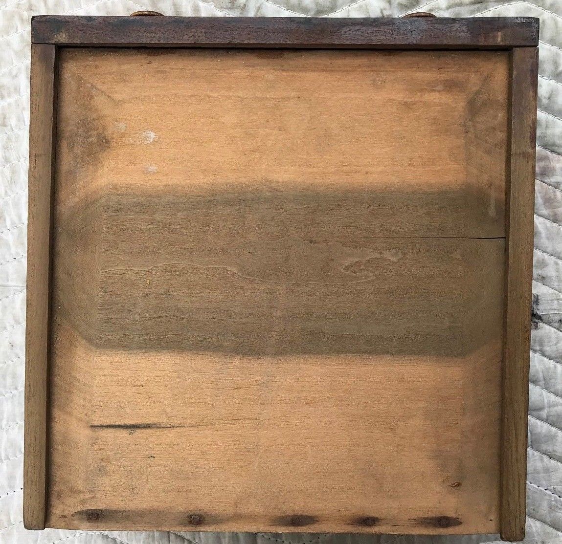 EARLY 19TH C FEDERAL PERIOD SOUTHERN WALNUT VALUABLE / SUGAR CHEST - EXCEPTIONAL