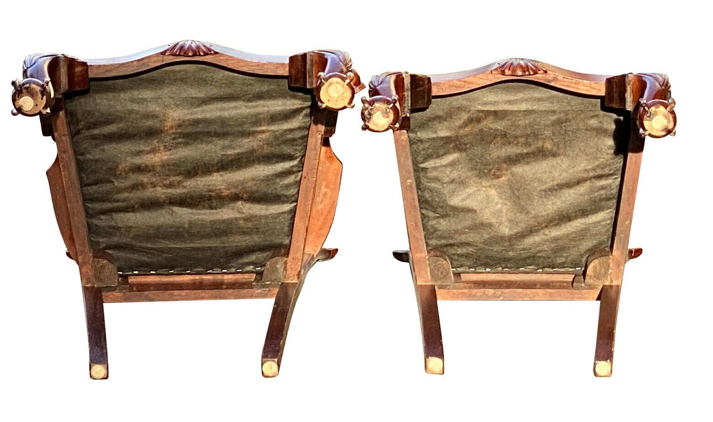 20TH C CHIPPENDALE ANTIQUE STYLE SET OF 8 SHELL CARVED MAHOGANY DINING CHAIRS