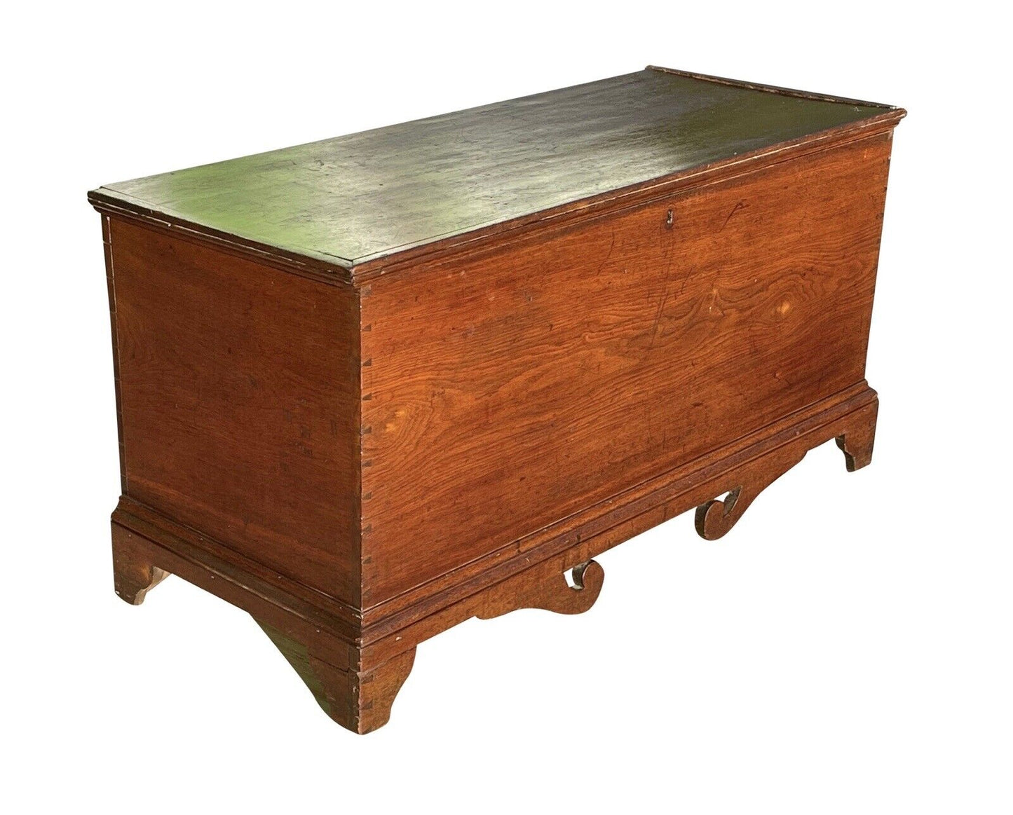 Antique Queen Anne Walnut Southern Blanket Box Circa 1780 - North Carolina
