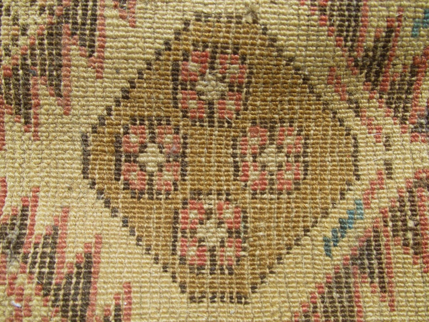 LATE 19TH / EARLY 20TH CENTURY ANTIQUE CAUCASIAN ESTATE CARPET 5'4" X 2'5"