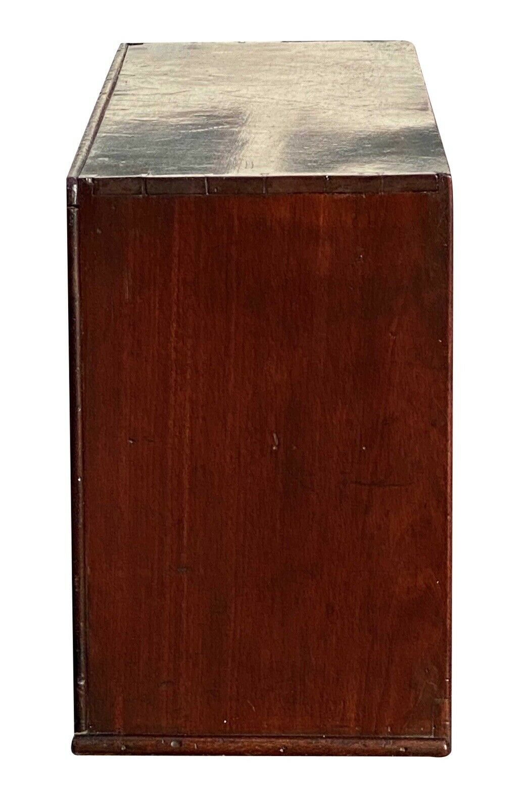 19th C Antique Victorian Mahogany Ballot Box ~ Freemason / Oddfellows