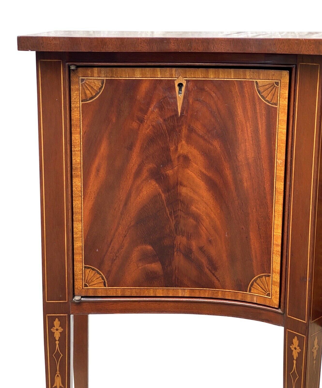 20TH C FEDERAL ANTIQUE STYLE MAHOGANY SIDEBOARD / SERVER BY COUNCILL CRAFTSMEN