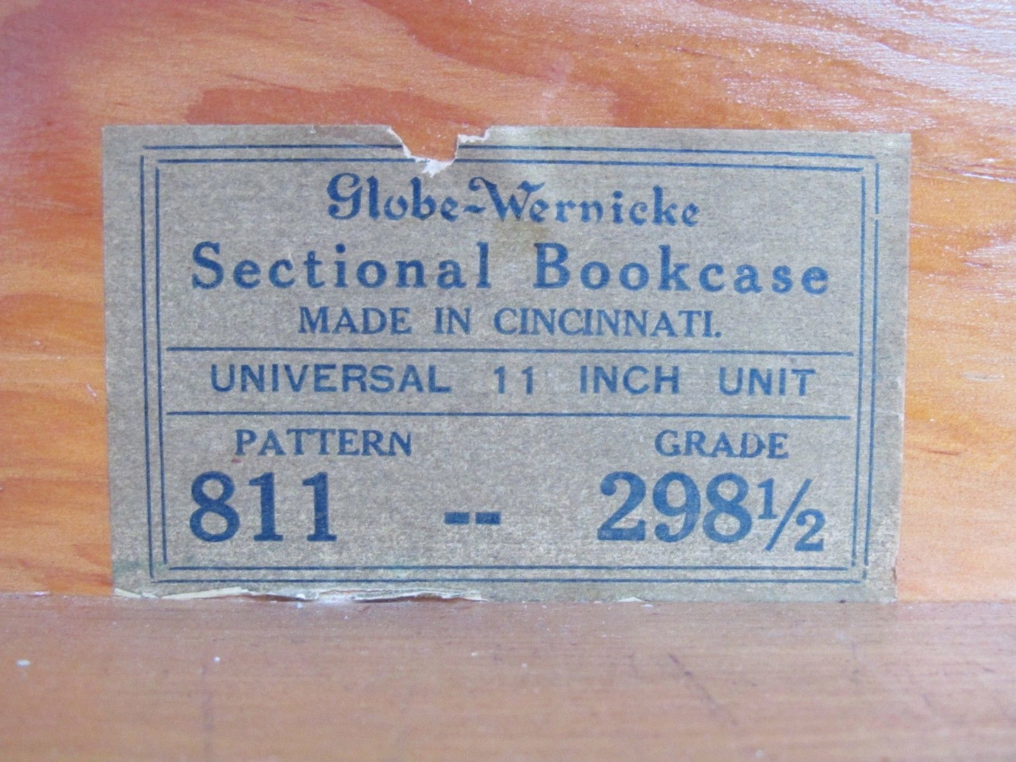 ULTRA CHOICE 5 SECTION GLOBE WERNICKE MISSION OAK BARRISTER BOOKCASE-
