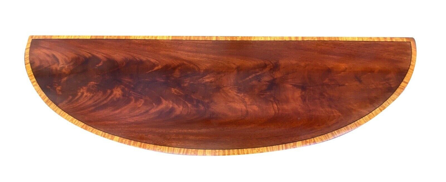 20th C Henkel Harris Federal Antique Style Mahogany Console Table