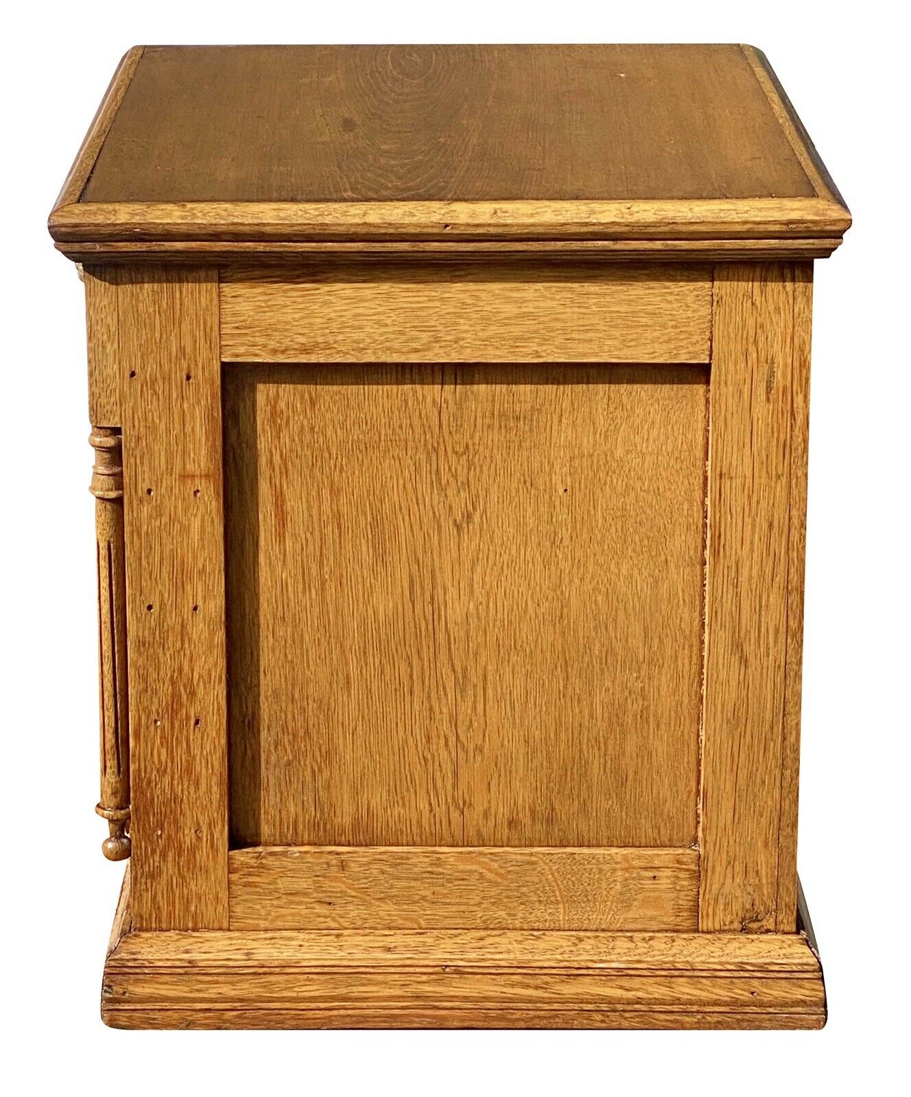 19th C Antique Victorian 6 Drawer Oak Spool Cabinet / Sewing Cabinet
