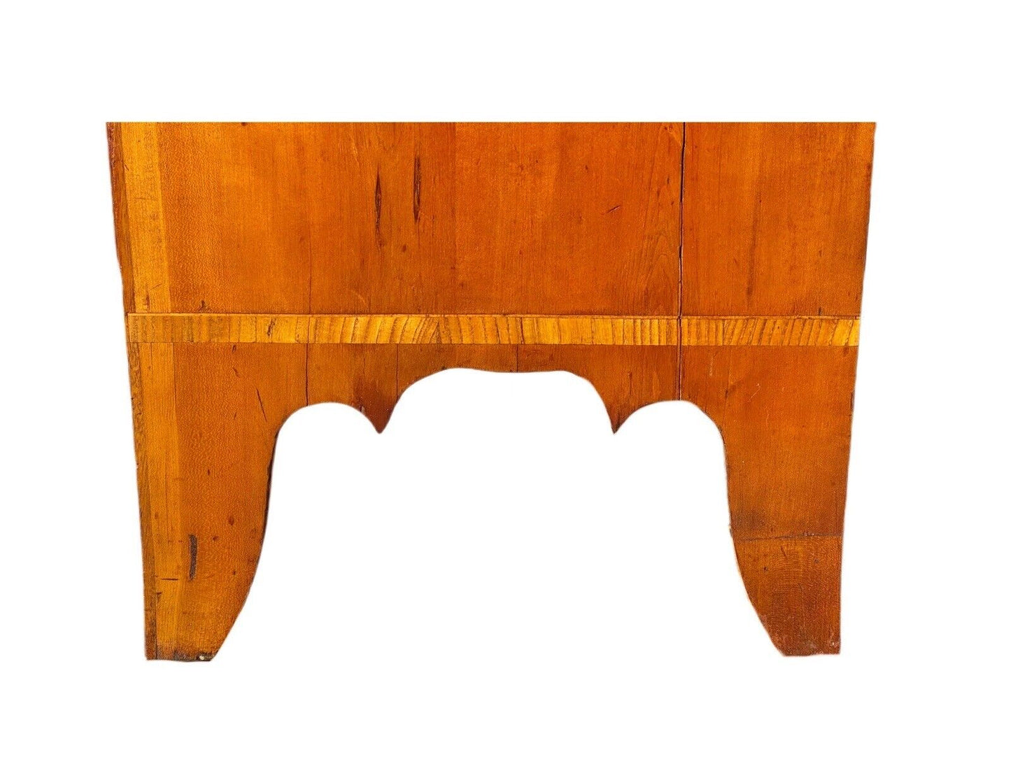 Antique Cherry & Tiger Maple Hepplewhite Chest of Drawers - Spooner & Fitts