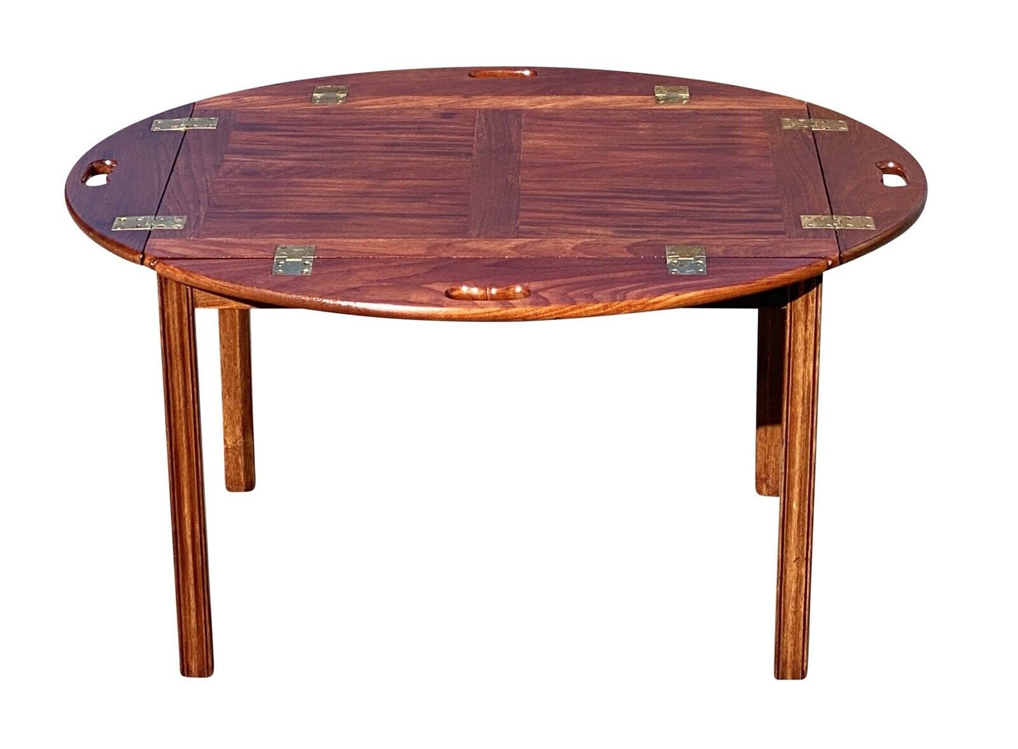 20th C Vintage Mahogany Chippendale Style Butlers Table / Coffee Table