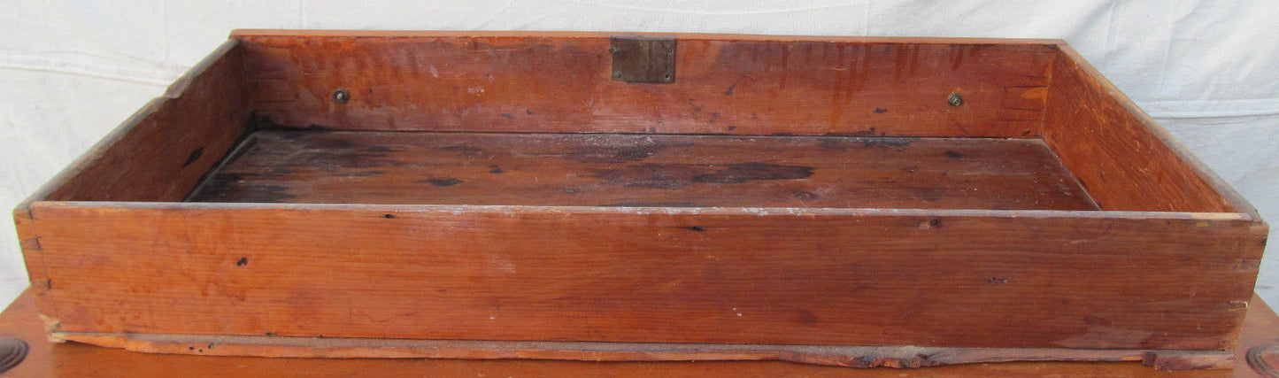 FINE 1790 SHERATON PINE & MAPLE DRESSER W/RING TURNED COLUMNS N.H. EXCEPTIONAL!