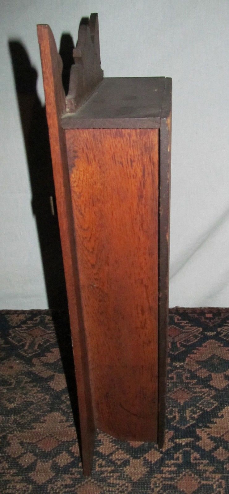 ARTS & CRAFTS OAK MANTLE CLOCK