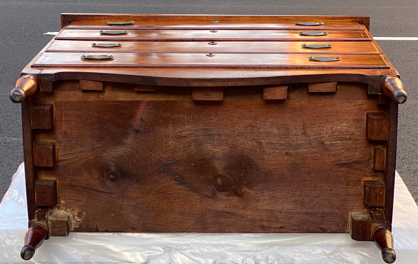 18th Century Antique Pennsylvania Sheraton Dresser / Chest
