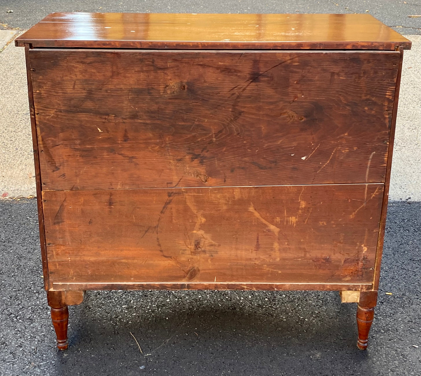 18th Century Antique Pennsylvania Sheraton Dresser / Chest