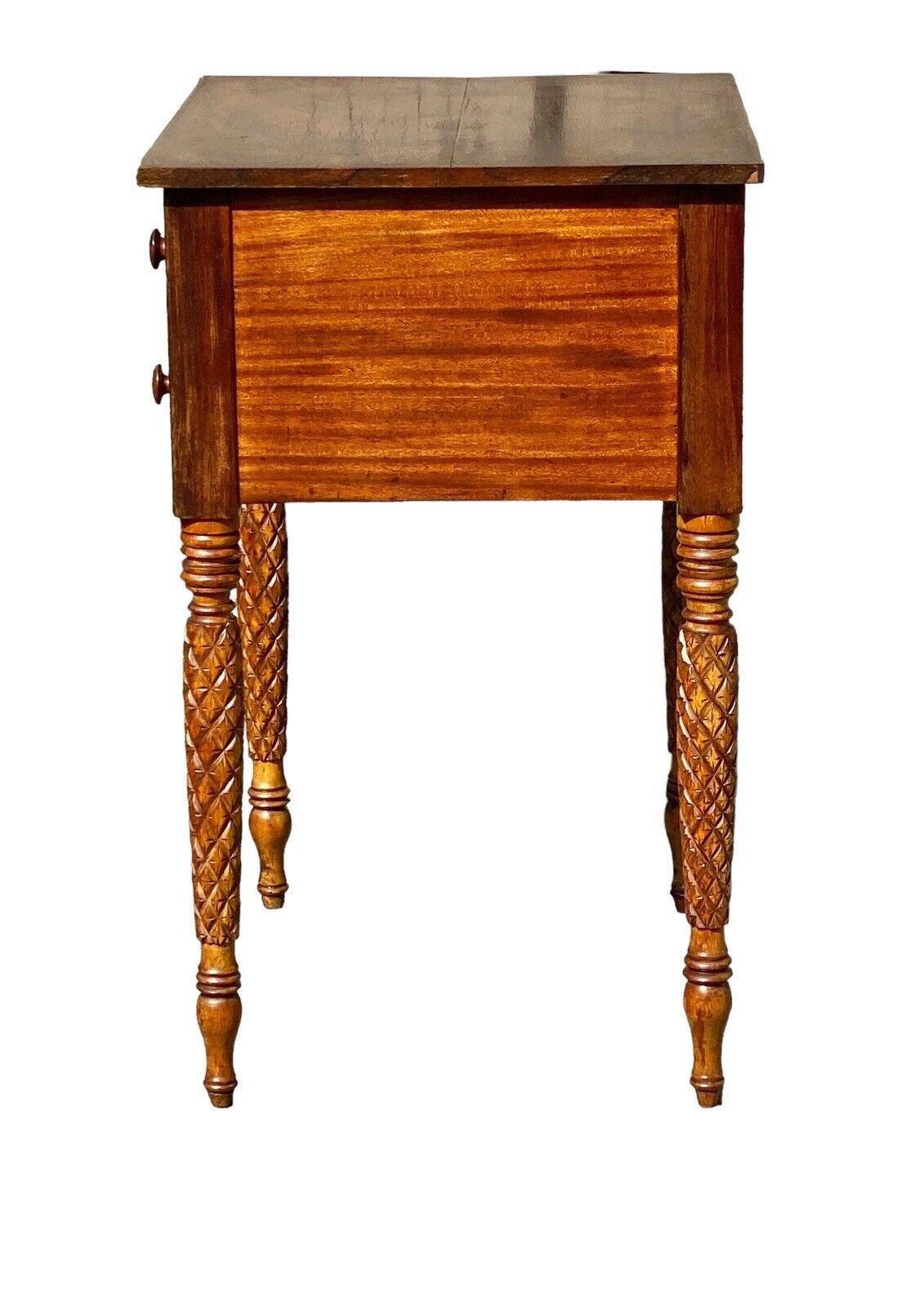 Antique Mahogany & Rosewood Worktable / Nightstand