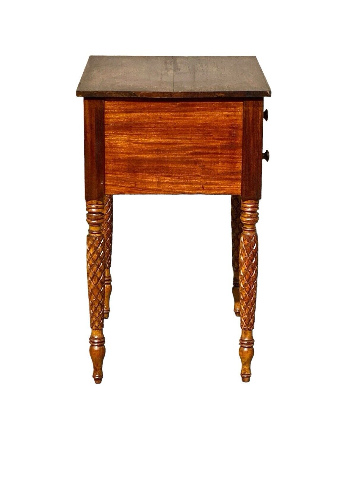 Antique Mahogany & Rosewood Worktable / Nightstand