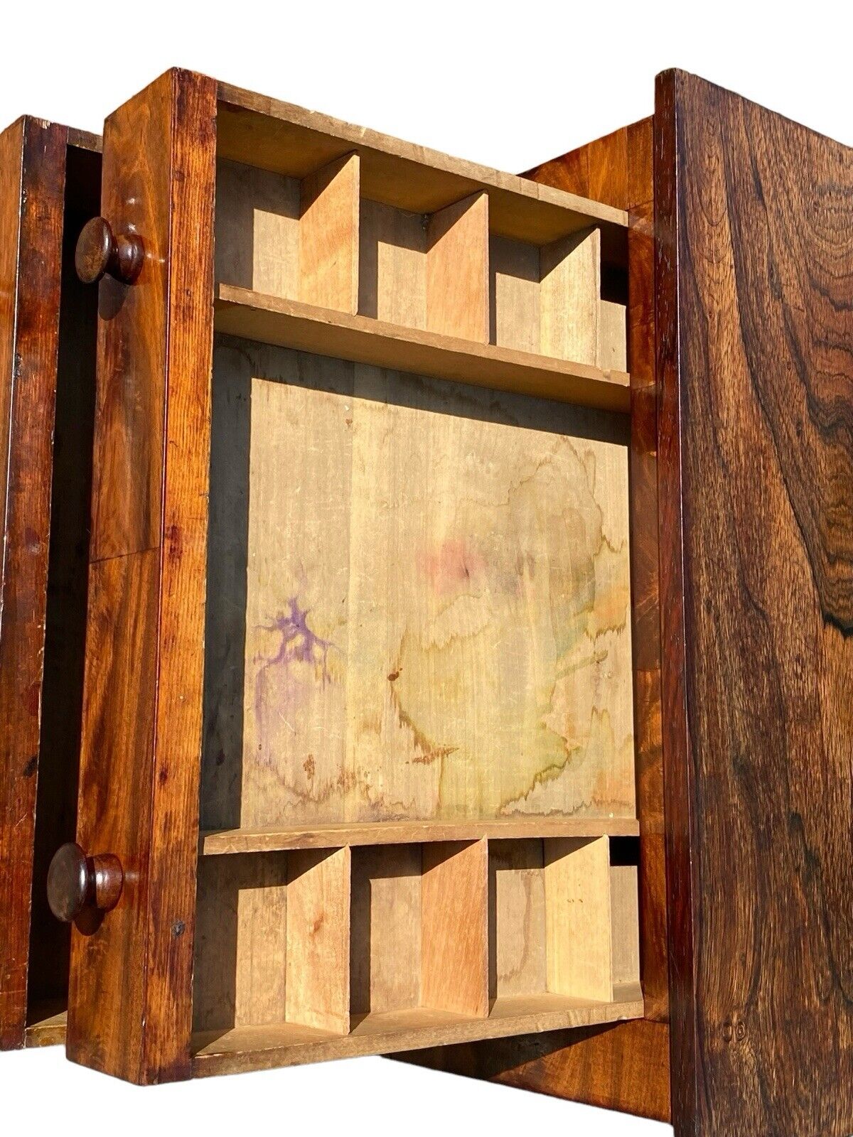 Antique Mahogany & Rosewood Worktable / Nightstand