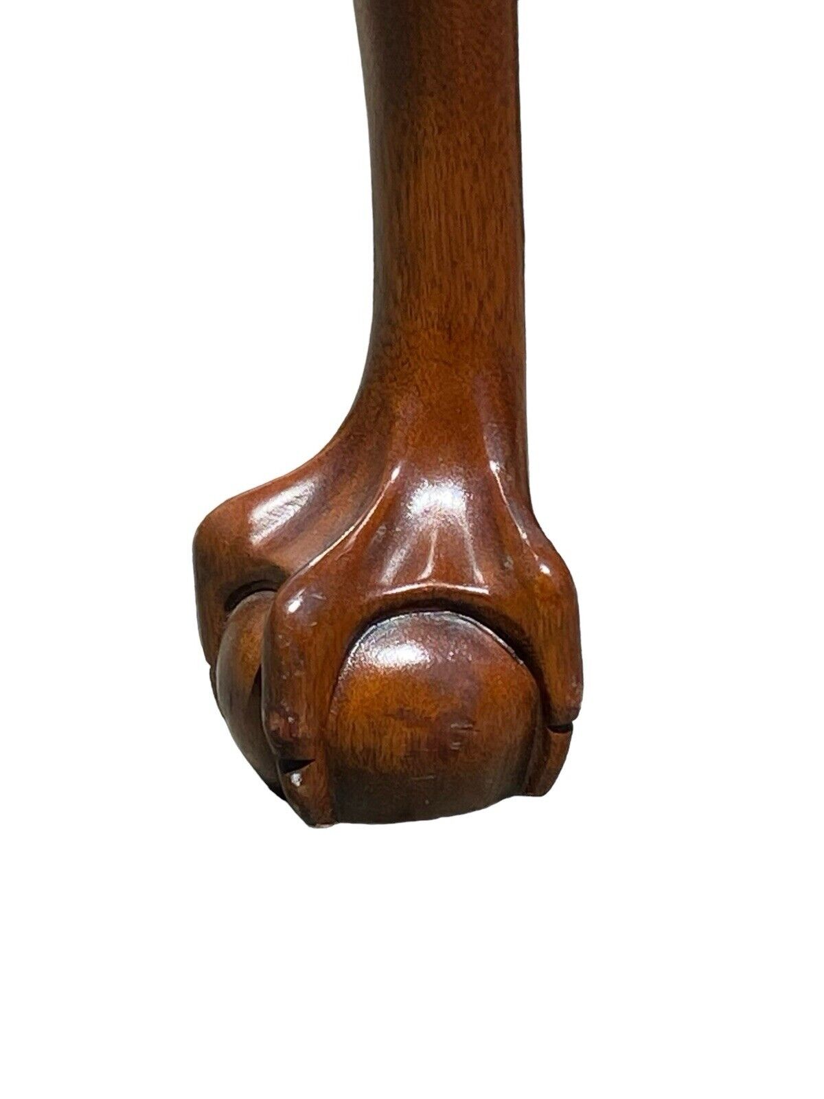 Set of 8 Henkel Harris Mahogany Dining Chairs with Carved Ball & Claw Feet