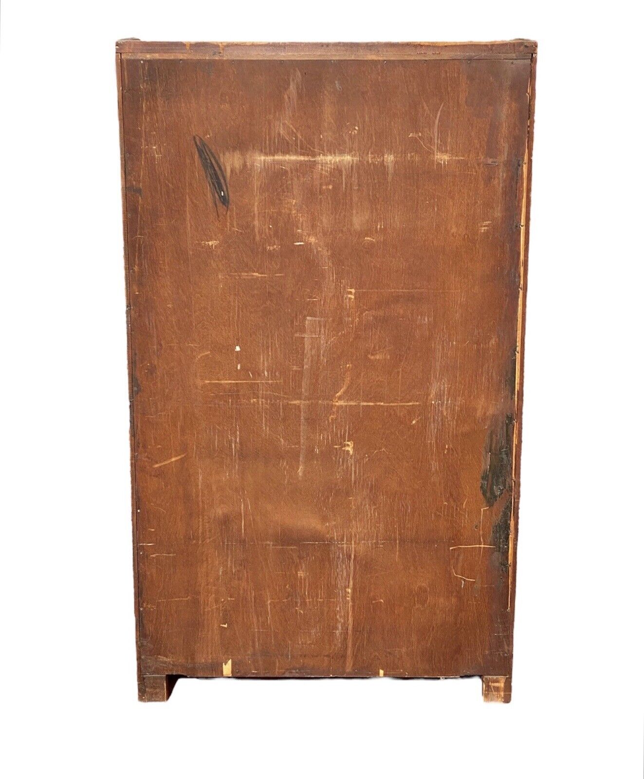 Antique Bird’s Eye Maple Single Door Bookcase / China Cabinet