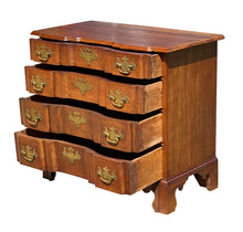 Load image into Gallery viewer, ANTIQUE CHIPPENDALE MAHOGANY BOSTON MASSACHUSETTS BLOCK-FRONT CHEST OF DRAWERS