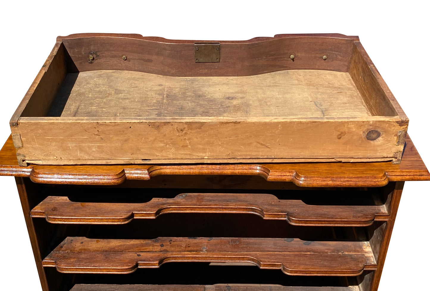 ANTIQUE CHIPPENDALE MAHOGANY BOSTON MASSACHUSETTS BLOCK-FRONT CHEST OF DRAWERS