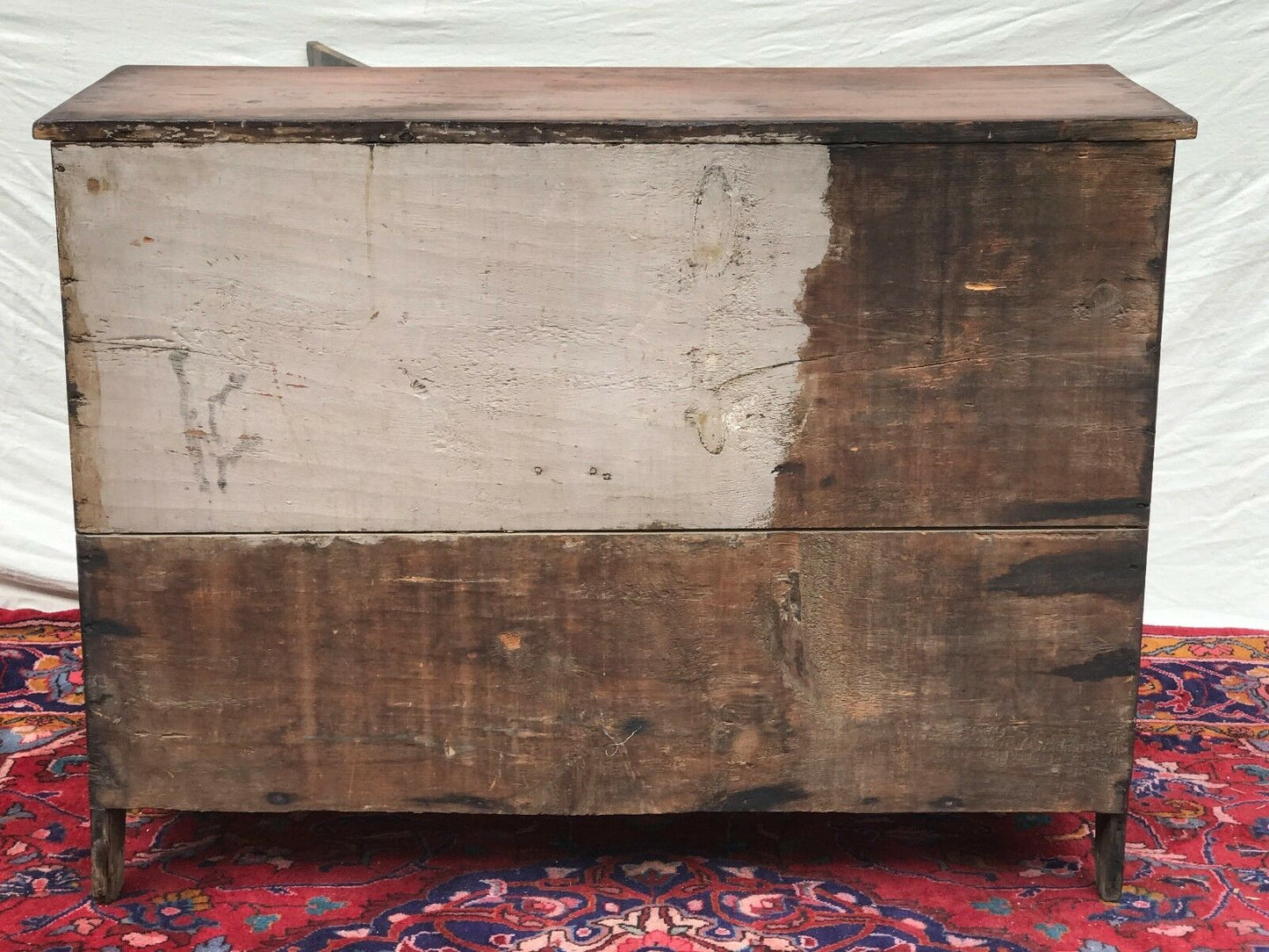 18TH C QUEEN ANNE COUNTRY PRIMITIVE ANTIQUE SIDEBOARD / SERVER ~ORIGINAL VARNISH