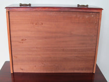 Load image into Gallery viewer, EXCEPTIONALLY FINE SOLID MAHOGANY SHERATON LINGERIE CHEST WITH PINEAPPLE COLUMNS