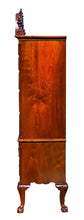 Load image into Gallery viewer, 19TH C ANTIQUE WALNUT PHILADELPHIA CHIPPENDALE HIGHBOY DRESSER / CHEST ~ AFFLECK