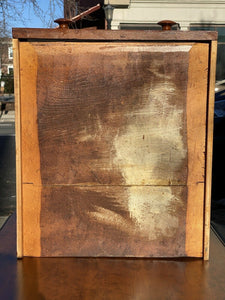 19th C Antique Sheraton Cherry Drop Leaf Work Table / Night Stand