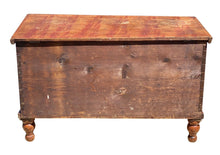 Load image into Gallery viewer, 19th C Antique Pennsylvania Federal Period Grain Painted Blanket Chest