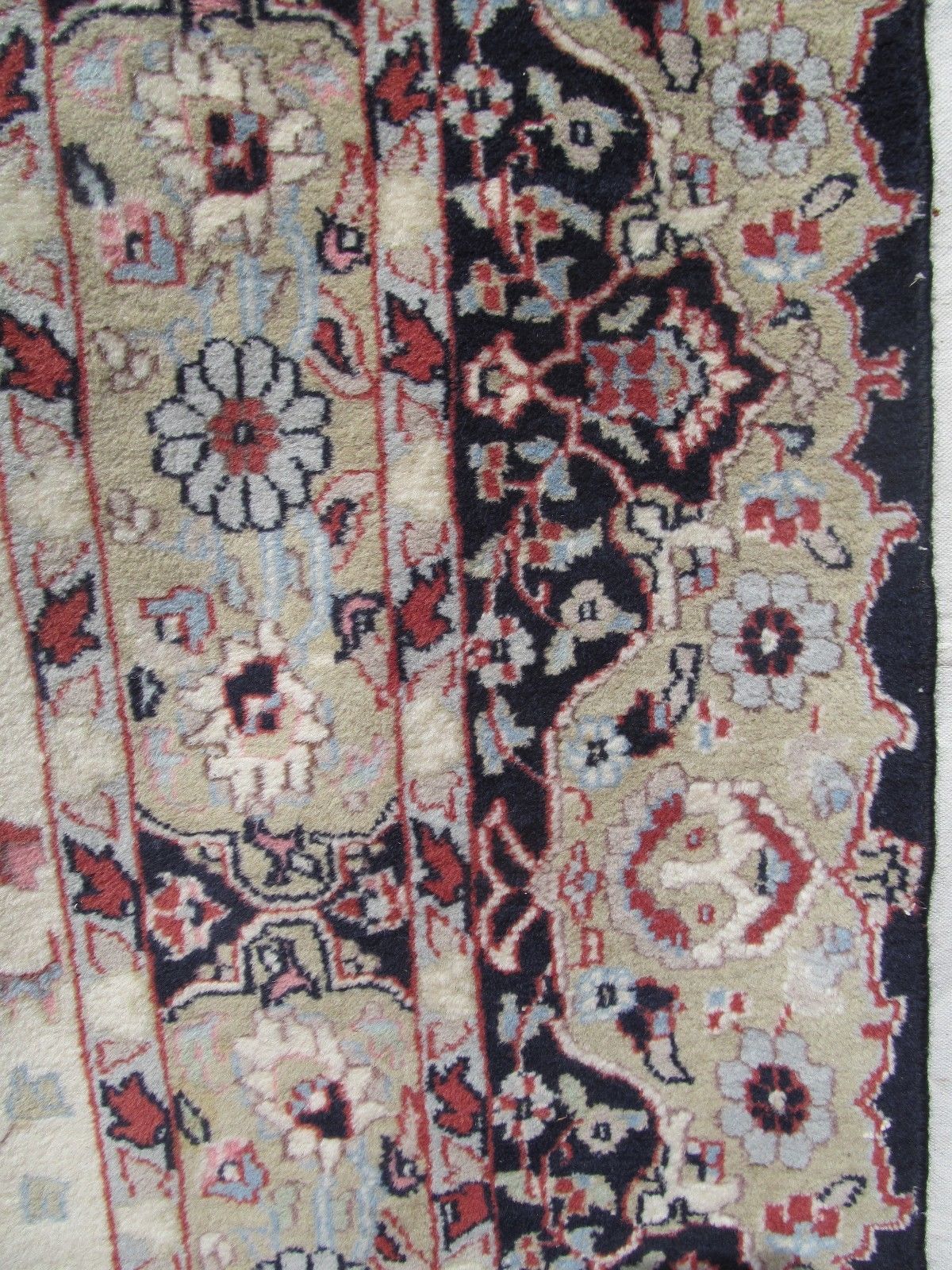 SEMI ANTIQUE PICTORIAL TABRIZ PRAYER ESTATE CARPET 6'10" x 4'1"