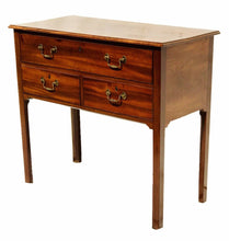 Load image into Gallery viewer, 18TH C ANTIQUE GEORGIAN PERIOD CHIPPENDALE STYLE MAHOGANY BUTLERS / WRITING DESK