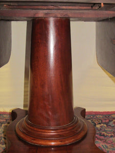 CIRCA 1830'S CLASSICAL EMPIRE BOSTON MAHOGANY BREAKFAST TABLE