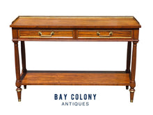 Load image into Gallery viewer, Vintage Rosewood French Directoire Style Console Table by Baker - Brass Gallery