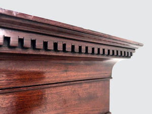 IMPORTANT 18TH CENTURY DUTCH WEST INDIES GEORGE III CHEST ON CHEST TALL CHEST