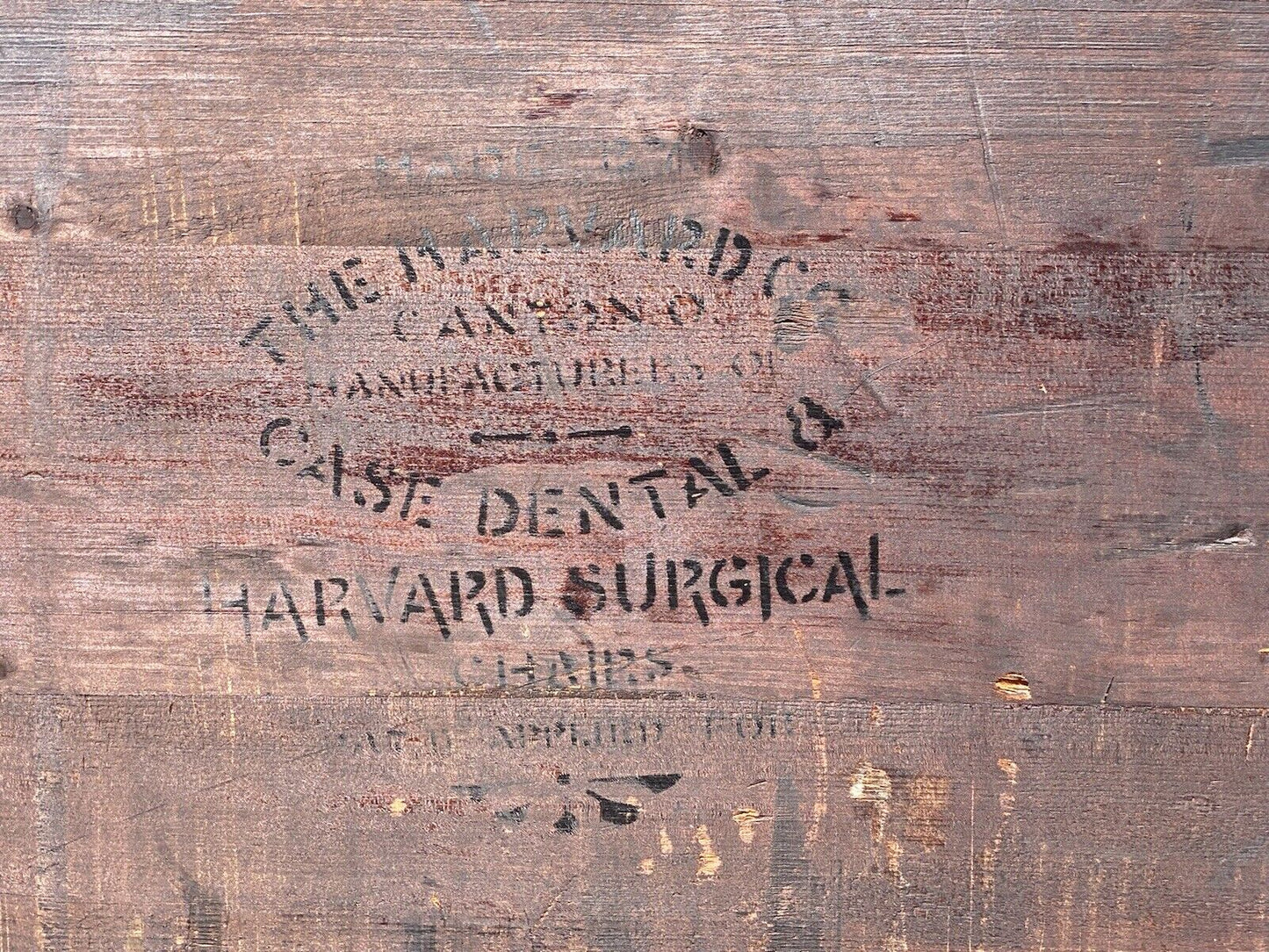 Antique Industrial Oak Harvard Dental Cabinet / File Cabinet