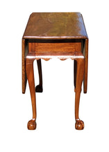 Load image into Gallery viewer, 19th C Antique Centennial Chippendale Mahogany Drop Leaf Dining Table