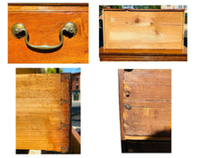 Load image into Gallery viewer, 18TH C ANTIQUE CONNECTICUT CHERRY CHIPPENDALE 5 DRAWER DRESSER / TALL CHEST
