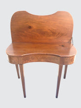 Load image into Gallery viewer, 18TH CENTURY FEDERAL CONCAVE FORM RHODE ISLAND GAME TABLE IN MAHOGANY-RARE