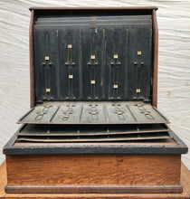 Load image into Gallery viewer, EARLY 20TH C. OAK &amp; TOLE MCCASKEY ACCOUNT REGISTER CA. 1910