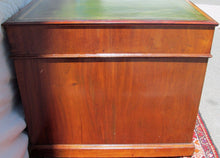 Load image into Gallery viewer, FINE GEORGIAN MAHOGANY CAMPAIGN DESK WITH LEATHER TOP AND PARTNER&#39;S DESK FEATURE