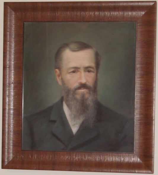 IMPORTANT LATE 19TH CENTURY PASTEL PORTRAIT OF JESSE JAMES