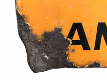 Load image into Gallery viewer, 20TH C ANTIQUE AMERICANA PORCELAIN ENAMEL METAL BAKERS VANILLA ADVERTISING SIGN