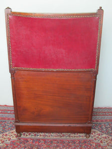 ULTRA RARE GEORGE III MAHOGANY MECHANICAL MEDICAL EXAMINATION CHAIR