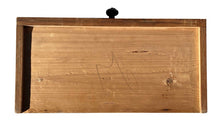 Load image into Gallery viewer, 19th C Antique Vermont Country Primitive Grain Painted Wall Shelf / Cupboard