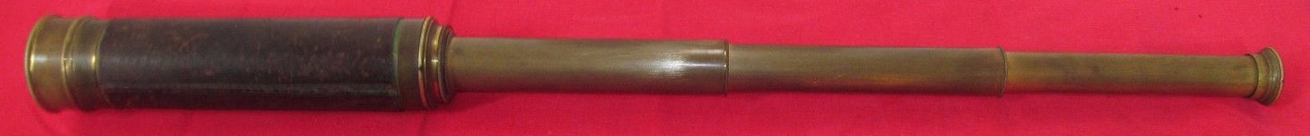 ANTIQUE 19TH CENTURY MARITIME SPY GLASS TELESCOPE