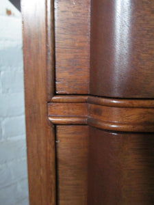 SOLID MAHOGANY BLOCK FRONT TOWNSEND GODDARD STYLED CHIPPENDALE BACHELORS CHEST