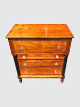 Load image into Gallery viewer, EXCEPTIONAL FEDERAL PERIOD PA TIGER MAPLE BUTLERS DESK-RARE &amp; FINEST SPECIMEN