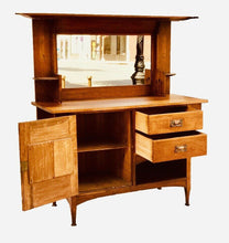 Load image into Gallery viewer, 20TH C ANTIQUE ARTS &amp; CRAFTS / MISSION OAK SIDEBOARD / SERVER ~ ART NOUVEAU