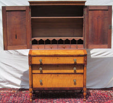 Load image into Gallery viewer, EXCEPTIONAL 18TH CENTURY TIGER MAPLE FEDERAL DESK-PORTSMOUTH NEW HAMPSHIRE